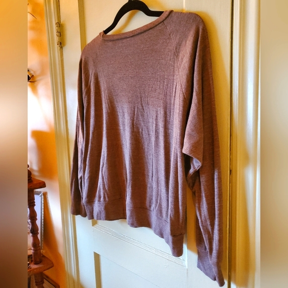 Bigfoot sasquatch forest cryptid light sweater long sleeve top - Picture 9 of 10